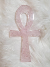 Load image into Gallery viewer, Rose Quartz Ankh

