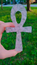 Load image into Gallery viewer, Rose Quartz Ankh
